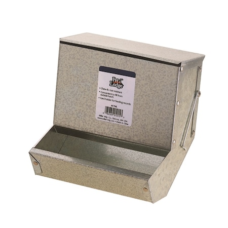 Miller Mfg Small Animal Feeder with Metal Bottom & Lid 7 2332-7